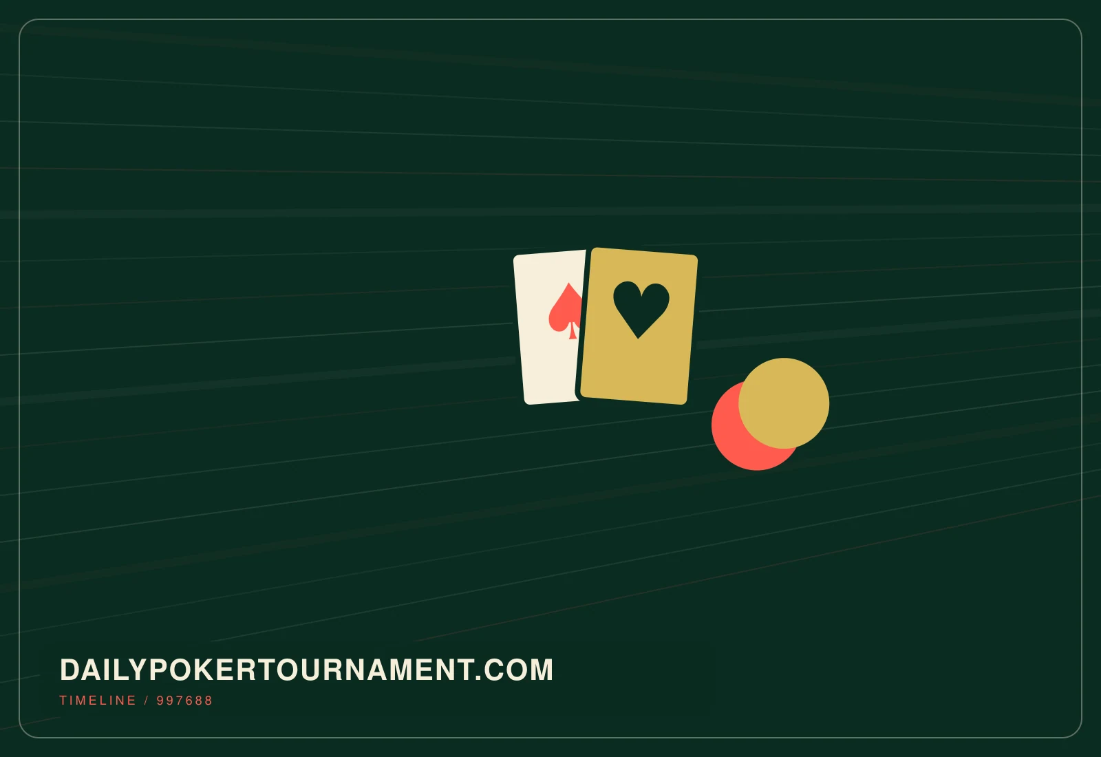 Abstract editorial artwork created for dailypokertournament.com